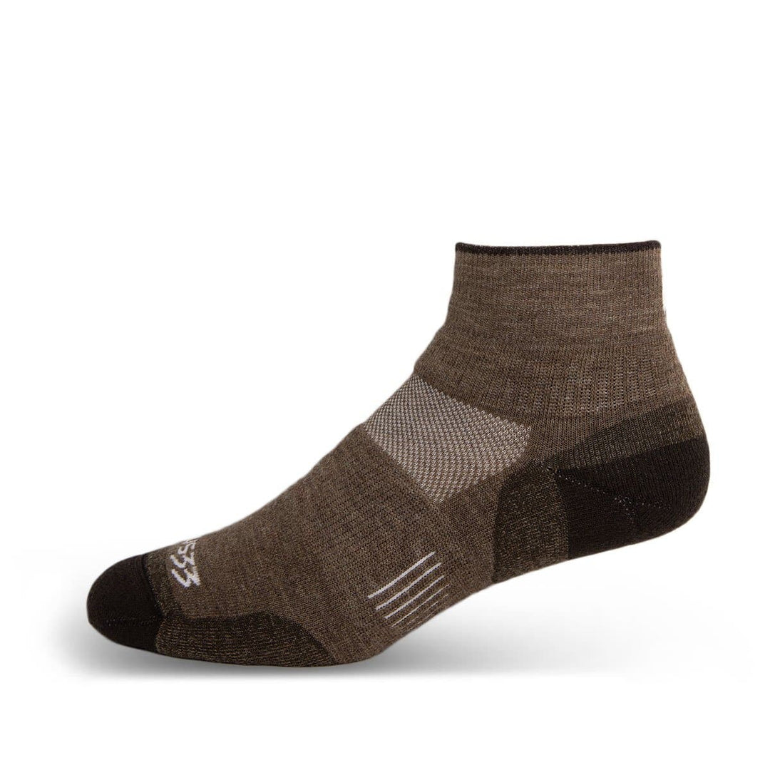 Minus33 Merino Wool Mountain Heritage Ankle Sock Coffee